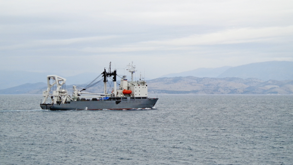 Research Vessels in the open sea