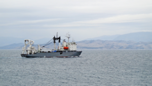 Research Vessels in the open sea