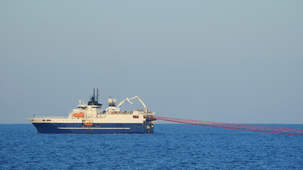 Survey Vessels in the open sea