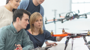 Drone Training by a group of techies