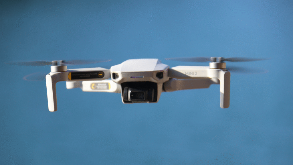 Drone flying