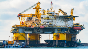 Oil Platform with Two Supports