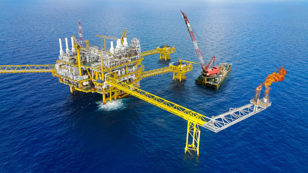 Oil Platform under Construction