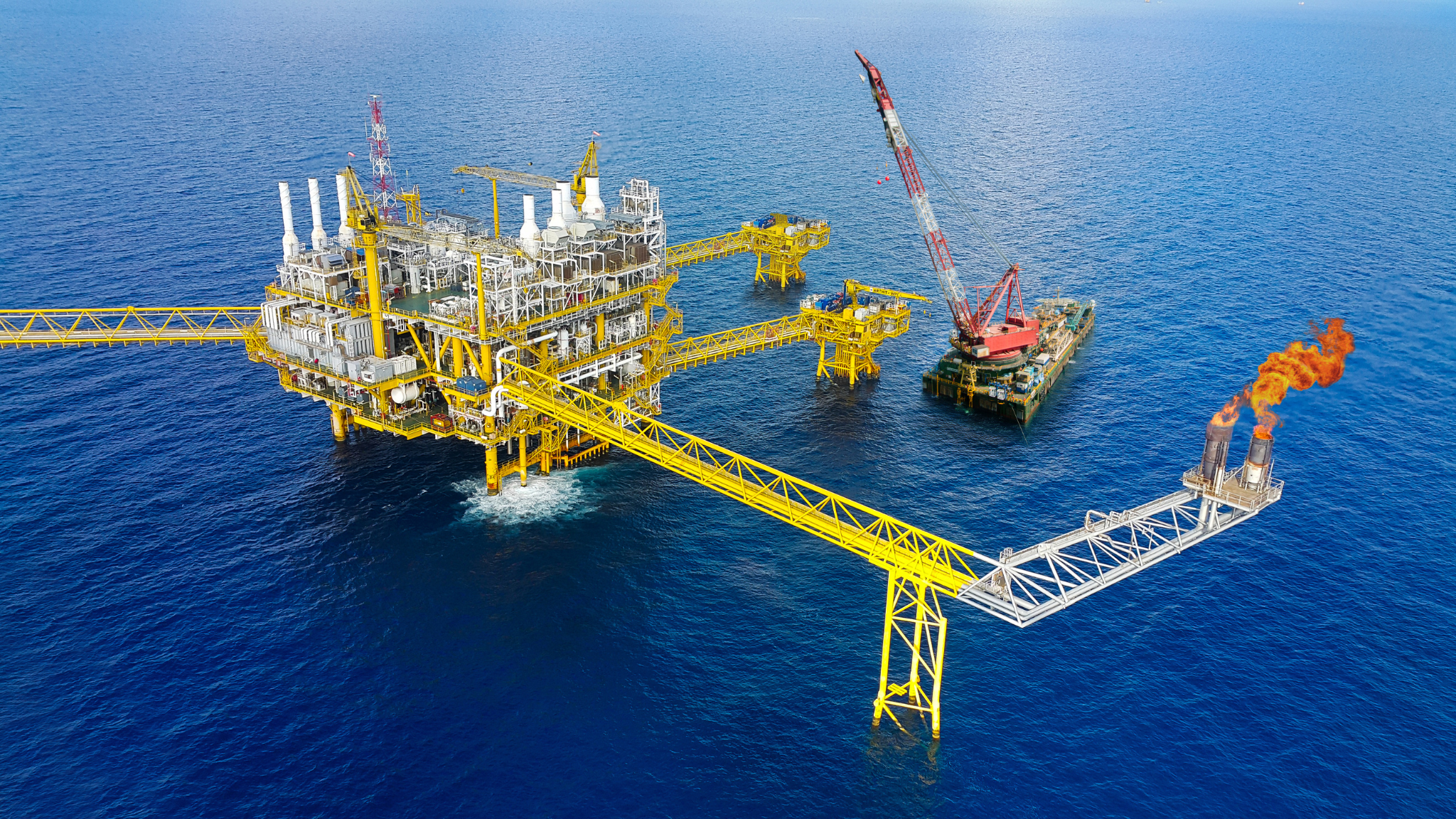 Oil Platform under Construction