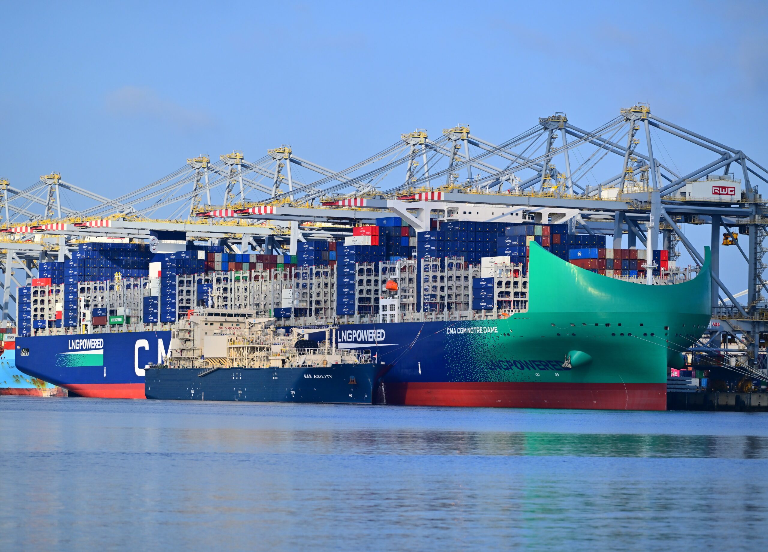 CMA CGM NOTRE DAME Completes Its First Bio-LNG Bunkering Operation in Rotterdam