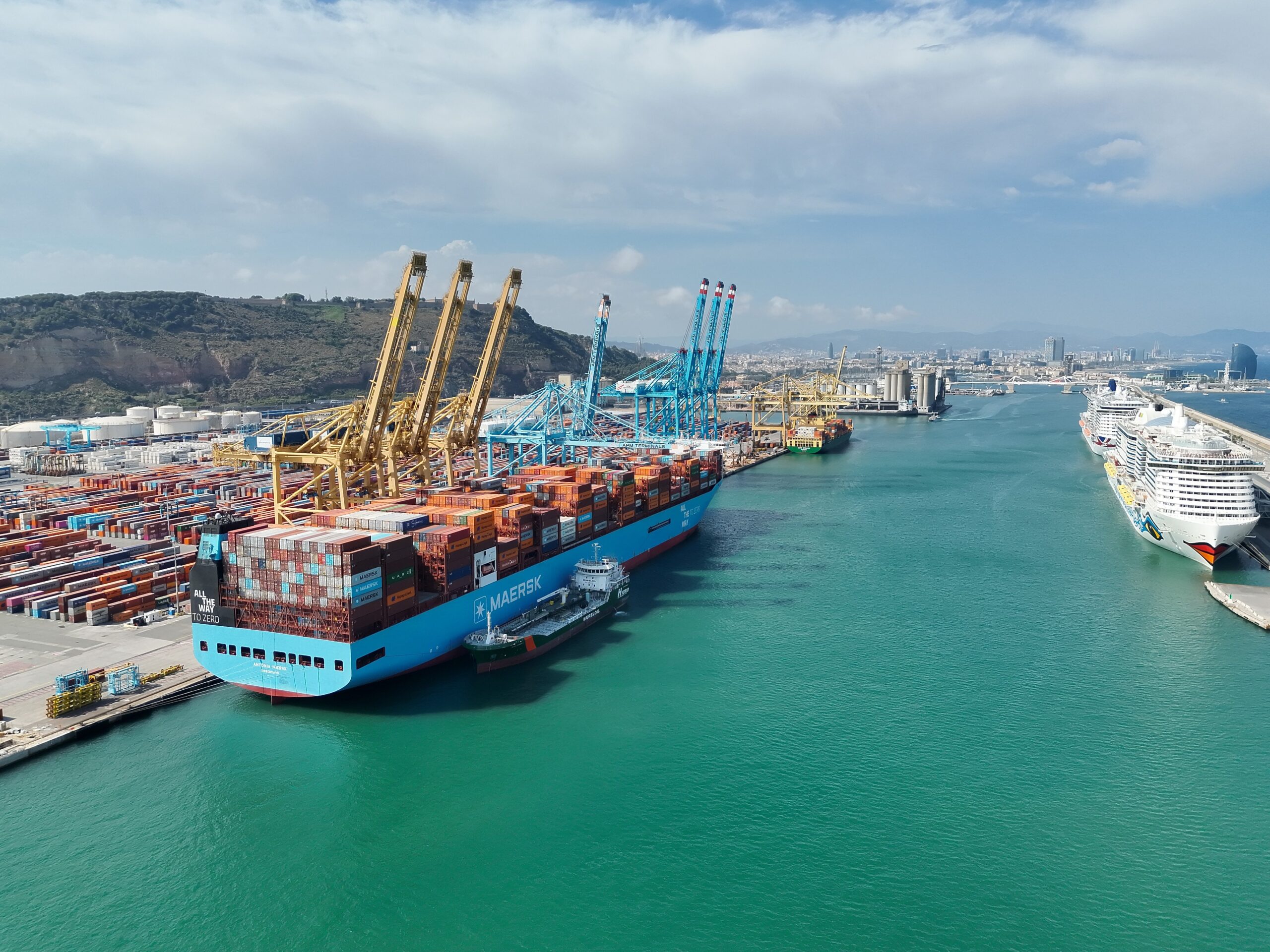 Repsol Supplies First Bioethanol to Maersk in the Port of Barcelona