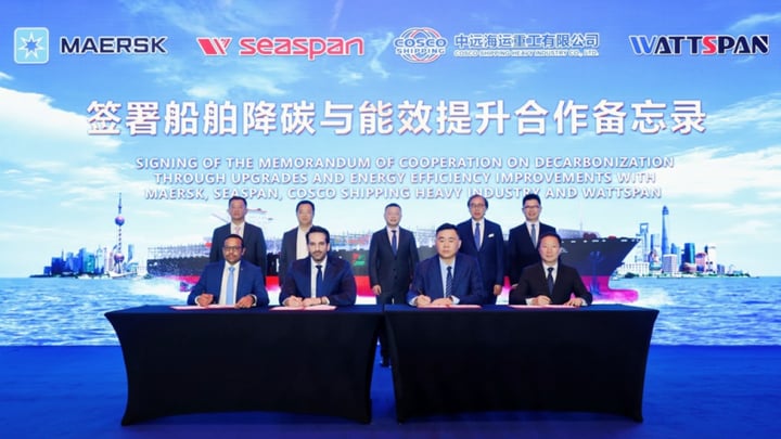 Seapsan and Maersk unveil efficiency drive across 18 ships