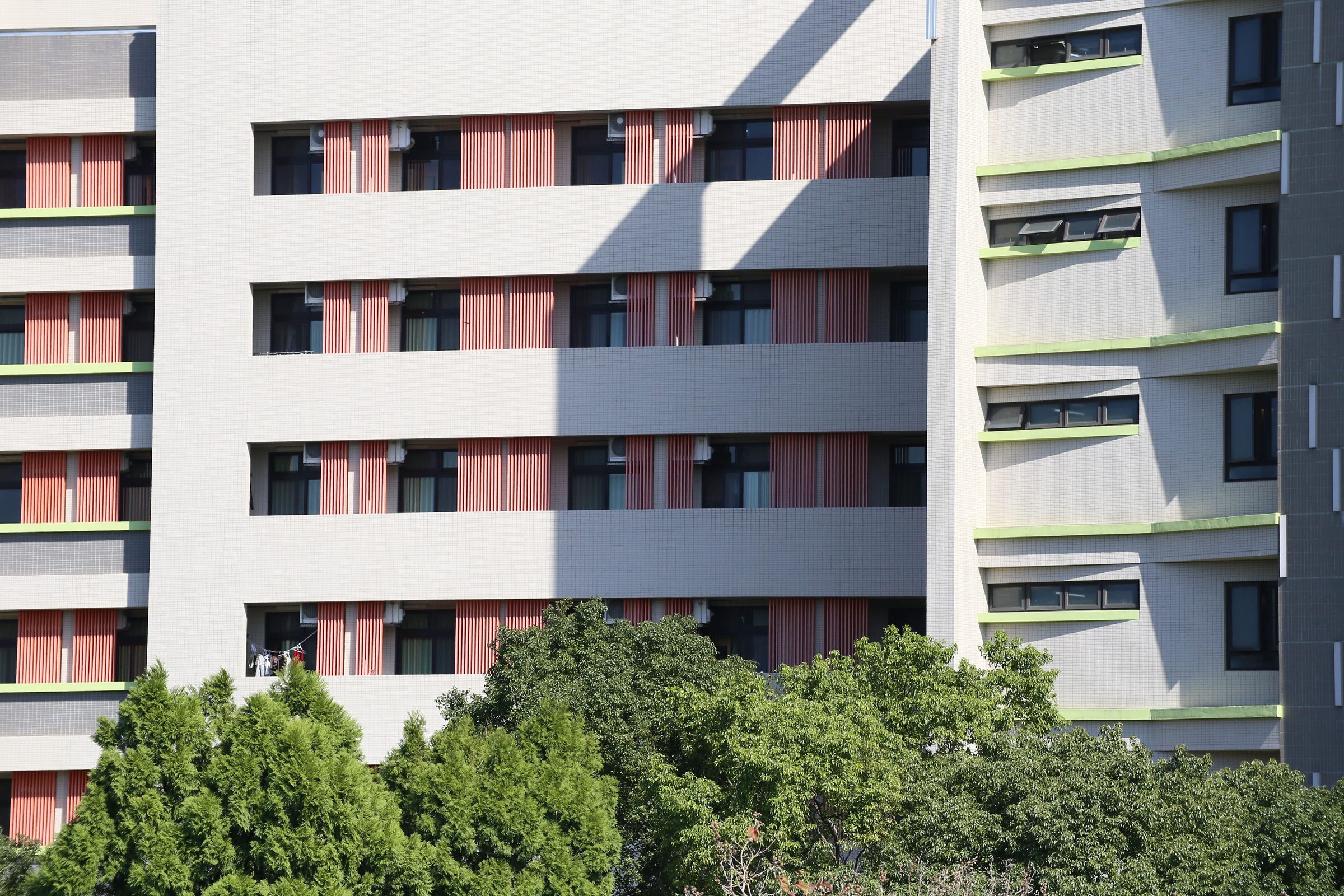 A modern multi-storey workers accommodation block